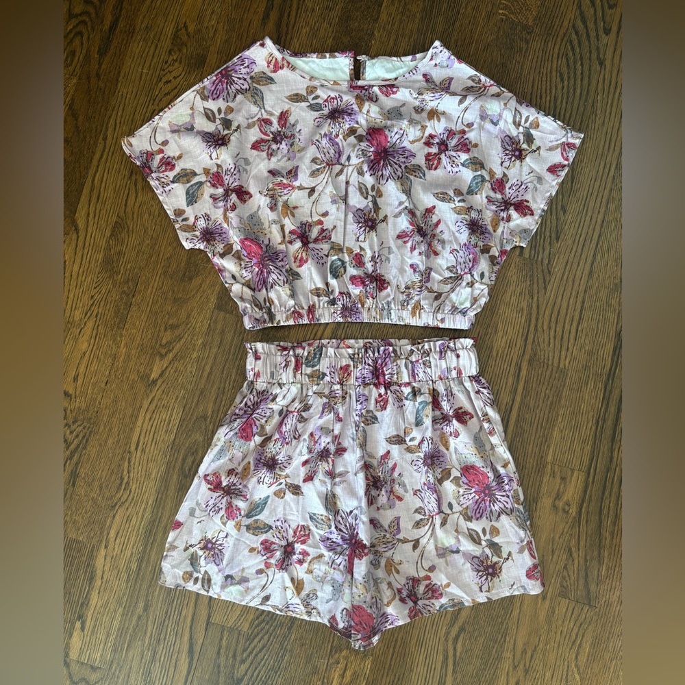 Two Piece Floral Set